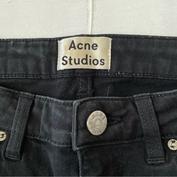 Acne Studios SKIN 5 BLACK Jeans Size 29/32 - Picture 5 of 13